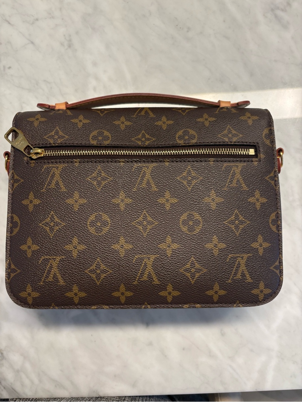 Louis Vuitton Pochette Métis Shoulder Bag Brown Canvas - Picture 7 of 15